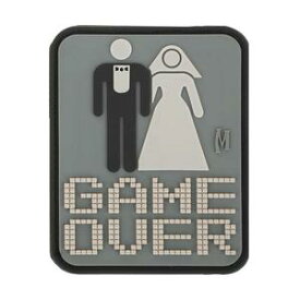 MAXPEDITION パッチ GAME OVER ウェディング PVC ベルクロ [ SWAT ] マックスペディション ゲームオーバーウェディング wedding ミリタリーワッペン ミリタリーパッチ アップリケ 記章 徽章 ラバー スリーブバッジ