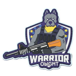 OLIGHT PVC�p�b�` 2025 Shot Show ����i Warrior Dog �x���N���I�X ���b�y�� �p�b�` �h�J �G���u����