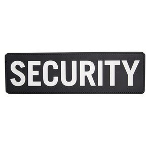 �~���X�y�b�N�����L�[ �p�b�` SECURITY �x���N���t�� PVC�� [ L�T�C�Y / �u���b�N&�z���C�g ] MIL-SPEC MONKEY MSM ���b�y�� �A�b�v���P �x�� �ۈ��� �~���^���[ �T�o�Q�[ �|���X���b�y�� LE���� �x�@��