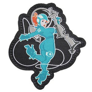 �~���X�y�b�N�����L�[ �p�b�` Space Girl �x���N���t�� �~���^���[�p�b�` �~���^���[���b�y�� �A�b�v���P MIL-SPEC MONKEY Morale Patch �s���i�b�v �F�� ���� �X���[�u�o�b�W ���b�y�� �h�J �G���u����