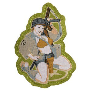�~���X�y�b�N�����L�[ �p�b�` Thompson Girl Pinup �x���N���t�� �~���^���[�p�b�` �~���^���[���b�y�� �A�b�v���P MIL-SPEC MONKEY Morale Patch �s���i�b�v �����m �X���[�u�o�b�W ���b�y�� �h�J �G���u