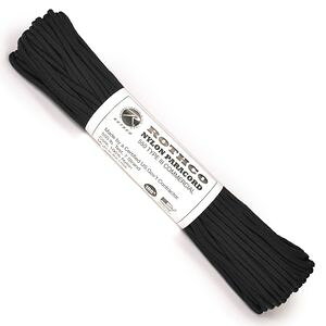 ROTHCO �p���R�[�h �^�C�v3 �u���b�N 30m [ 30m ] ���X�R 550�p���R�[�h �p���V���[�g�R�[�h ���[�v �j �C�R �C�Ђ� �V���[���[�X 550�R�[�h �i�C�����R�[�h �R �Ђ� �~���^���[�R�[�h �^�N�e�B�J��