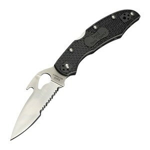 Spyderco 折りたたみナイフ Byrd Cara Cara 2 半波刃 BY03BK2W スパイダルコ アウトドアナイフ フォールディングナイフ 折り畳みナイフ 折り畳み式ナイフ 折りたたみ式ナイフ キャンプ アウトドア フ