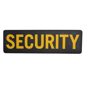 �~���X�y�b�N�����L�[ �p�b�` SECURITY �x���N���t�� PVC�� [ L�T�C�Y / �u���b�N&�S�[���h ] MIL-SPEC MONKEY MSM ���b�y�� �A�b�v���P �x�� �ۈ��� �~���^���[ �T�o�Q�[ �|���X���b�y�� LE���� �x�@��