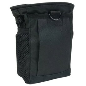 ダンプポーチ 小物入れ MOLLE対応 600Dナイロン製 [ ブラック ] サバゲーポーチ 軍用ポーチ ミリタリーポーチ DUMP POUCH ドロップポーチ 弾薬ポーチ アモポーチ ロールアップポーチ ロールアップダンプポーチ キャッチポーチ 回収ポーチ マガジン回収ポーチ