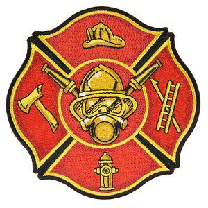 ~^[pb` Fire Fighter ACV[gt bh [  ] ~^[by AbvP oCJ[pb` Firefighter Axe Ladder Hydrant Cap Patch hm  h ~} by ʔ ̔ EMSby
