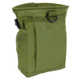 ダンプポーチ 小物入れ MOLLE対応 600Dナイロン製 [ オリーブドラブ ] サバゲーポーチ 軍用ポーチ ミリタリーポーチ DUMP POUCH ドロップポーチ 弾薬ポーチ アモポーチ ロールアップポーチ ロールアップダンプポーチ キャッチポーチ 回収ポーチ マガジン回収ポーチ