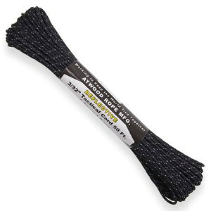 ATWOOD ROPE ^NeBJR[h ˍ 15m ubN AgEbh[v tNeBu R [v CЂ CR black  F iCR[h Ђ ~^[R[h pR[h ToCoR[h