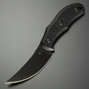 BASTINELLI KNIVES アウトドアナイフ Chopper フルタング構造 ケース付き BAS233 バスティネリ 刃物 キャンプナイフ 渓流ナイフ 固定刃 黒 ブラック シースナイフ シース付き 野外 キャンプ