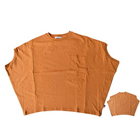 original 脇切替巾広変形Teeレディーストップス　半袖　Tシャツ　カジュアル　ナチュラル　オリジナル