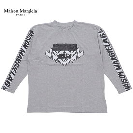 【セール】MM6 Maison Margiela メゾン マルジェラ エムエムシックス T-Shirt S52GC0186 S23588 858M Tシャツ 長袖 レディース プリント ロゴ ロンT mgl0143