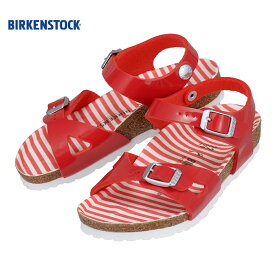 【セール】BIRKEN STOCK ビルケンシュトック Rio Kids 1012720 Nautical Stripes Red キッズ サンダル ストライプ 子供 bks0002