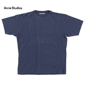 【セール】Acne Studios アクネ ストゥディオズ Edan Emb BL0029 メンズ Tシャツ トップス 半袖 クルーネック 無地 コットン 綿(as0034)