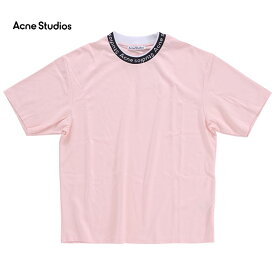 Acne Studios アクネ ストゥディオズ Extor logo Rib BL0221 PINK Tシャツ 半袖 as0057
