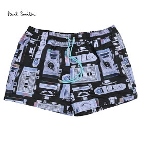 Paul Smith ポールスミス Short Camera M1A 239B A40207 79 メンズ ショートパンツ 水着 プリント