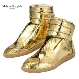 【楽天スーパーSALE価格】Maison Margiela メゾン マルジェラ Sneakers S37WS0273 靴 メタリック ハイカット スニーカー メンズ NKN mgl0242
