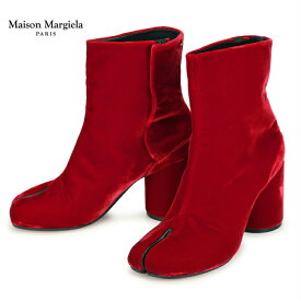 【アウトレット】 Maison Margiela メゾン マルジェラ Velvet Ankle Tabi Boot S39WU0099 S48433 309 ベルベット 足袋ブーツ 売れ筋 人気 NKN nn1192