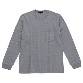 COMME des GARCONS HOMME コムデギャルソン オム L/S POCKET LOGO TEE HN-T102-051 Tシャツ メンズ 長袖 ホワイト 白 グレー com0050