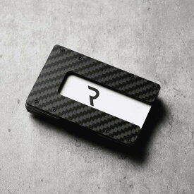 開運 当店人気モデル マネークリップ 小銭入れ付き カーボン REQFUL 2.0 カードケース ブラック 丈夫 軽量 コンパクト 薄型