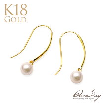 楽天市場】パールピアス 18金（レディースジュエリー・アクセサリー 