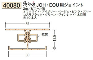 浴室天井・壁材 湯らっくす JOH・EOU用部材 ジョイント 2m ビニール製 創建 40080 お届け先が法人様限定です