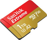 アダプタ付 SanDisk MicroSDXC UHS-I Card 1TB Extreme Ultra High Speed Type (Read Up to 190MB/s / Wr…