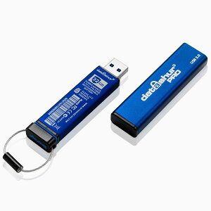 iStorage datAshur PRO �Z�L���A�t���b�V���h���C�u - FIPS 140-2���x��3�F�� - �p�X���[�h�ی�A�ق����ϐ����A�|�[�^�u���A�R�p�O���[�h�̃n�[�h�E�F�A�Í���. USB 3.0 (4GB)���K�i �V�i ��������