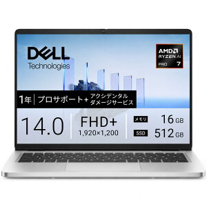 Dell Pro 14 MCR74-GHHB 14�^ Ryzen AI 7 PRO 16GB SSD512GB Windows 11 Home �m�[�g�p�\�R�� �V�i ��������