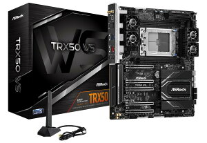 �y���[�N�X�e�[�V���������zASRock TRX50 WS �}�U�[�{�[�h AMD TRX50 Socket sTR5 E-ATX DDR5 ECC Wi-Fi 6E 10GbE Threadripper�Ή�