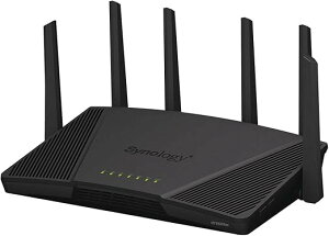 【Wi-Fi6 トライバンドで高速安定通信】Synology RT6600ax 無線LANルーター VPN搭載 1.8GHzクアッドコア CPU 在宅勤務 テレワーク 小規模オフィス向け 新品未開封 正規品 送料無料