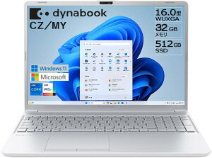 yCorei7/32GB/SSD512GBzdynabook CZ/MYS W6CZMY7EAS Vo[ Office Windows11 Home 16^ WUXGA m[gp\R Wi-Fi6EΉ 