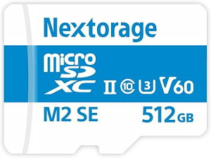 Nextorage ���{���[�J�[ UHS-II �}�C�N��SD�J�[�h 512GB microSDXC U3 V60 �Ǐo���ő�280MB/s �����ݍő�190MB/s NX-M2SE512G �l�N�X�g���[�W microSD�J�[�h