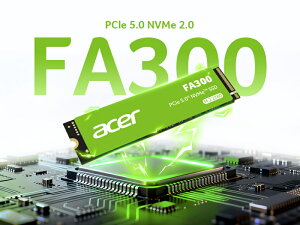 Acer FA300 Gen5 M.2 SSD 1TB NVMe2.0 PCIe Gen5×4 M.2 2280 �ő�Ǎ�11000MB/s �ő发��9700MB/s ����SSD