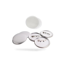 レジプロb 缶バッジ パーツセット 44mm / 58mm 100個セット 安全ピンタイプ DIY 素材 缶バッチマシーン対応
