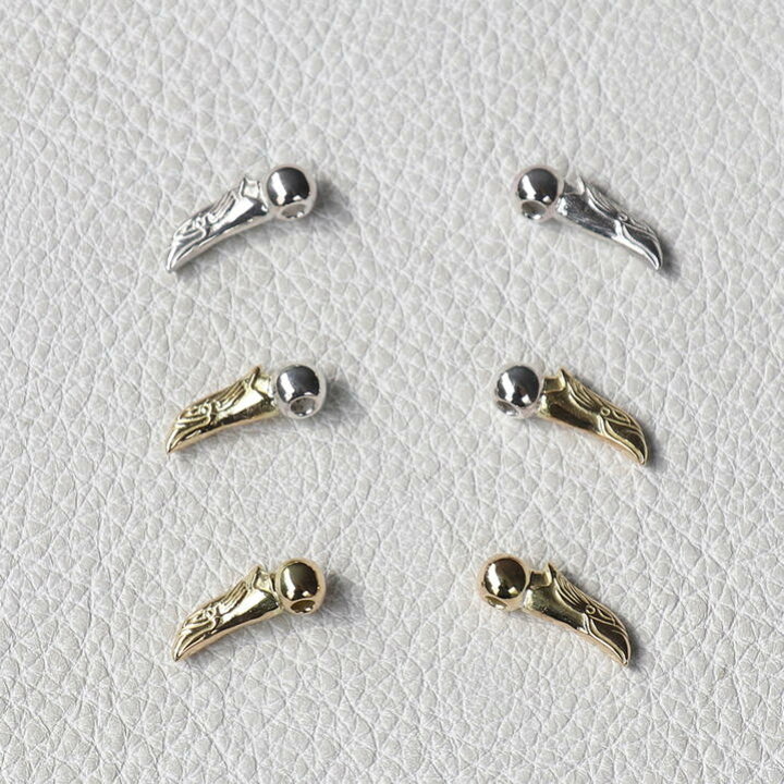 楽天市場】無垢ビーズK18 5mm×イーグルヘッドビーズK18 tady&king  