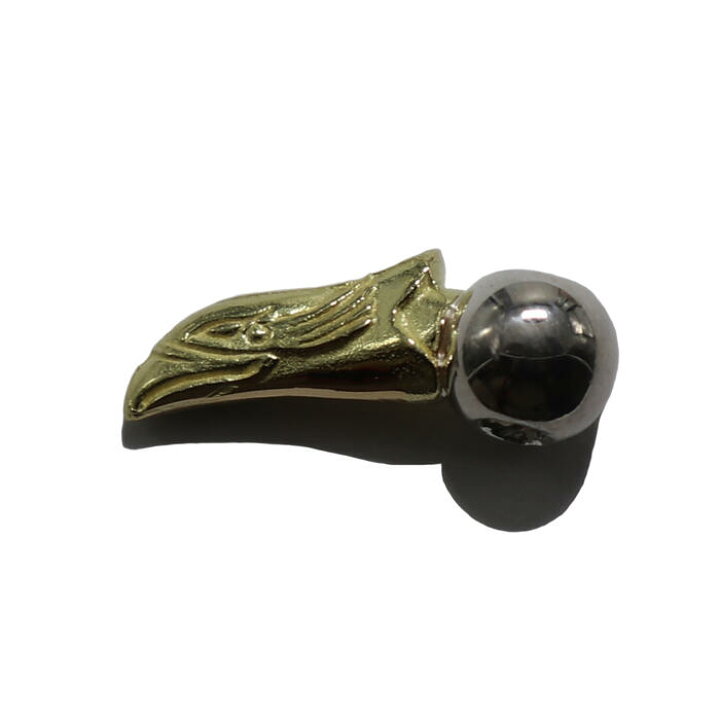 楽天市場】無垢ビーズSV6mm×イーグルヘッドビーズK18 tady&king ビーズ  