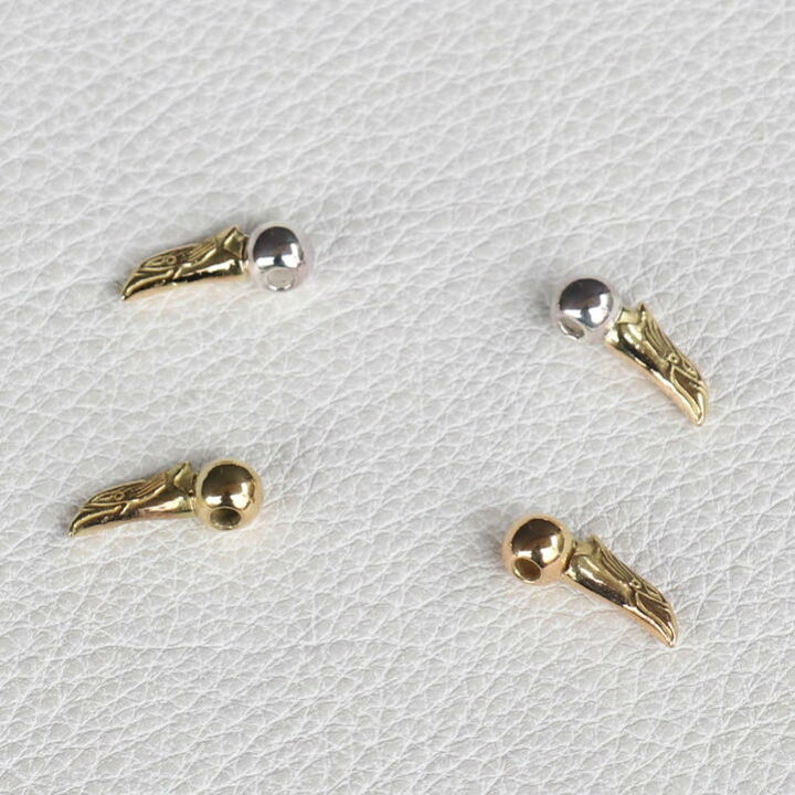 楽天市場】無垢ビーズK18 6mm×イーグルヘッドビーズK18 tady&king  