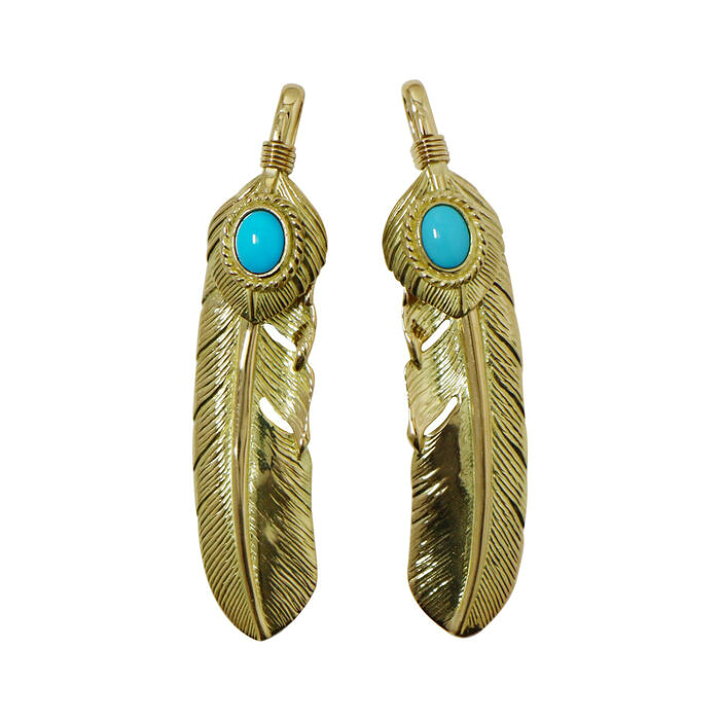 楽天市場】全金フェザーハートK18金縄ターコイズ 特大サイズ tady&king  