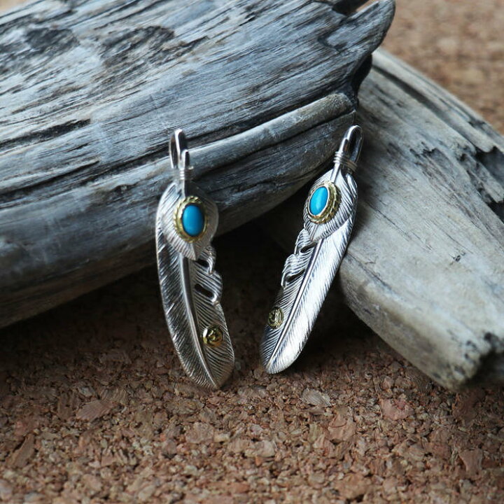 楽天市場】ハートSVフェザー金縄ターコイズGPウルフ MMサイズ  