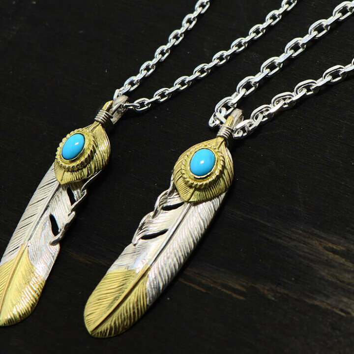 楽天市場】特注ハートK18フェザー剣先K18 金縄ターコイズ 特大  