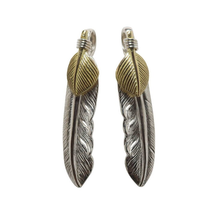 楽天市場】ハートK18フェザー Sサイズ tady&king フェザー ネックレス  