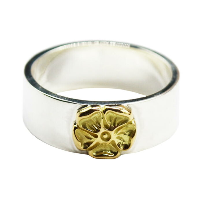 楽天市場】平打ちリングGPローズ tady&king シルバー リング メンズ  