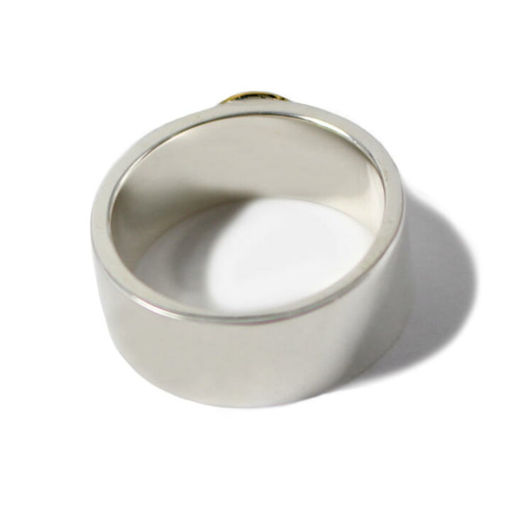 楽天市場】平打ちリングK18イーグルメタル tady&king シルバー リング  