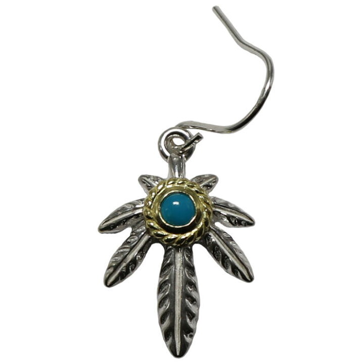 楽天市場 ガンジャ金縄ターコイズピアス Sサイズ Tady King タディアンドキング Goro S ゴローズ魂継承 ピアス メンズ レディース ブランドピアス イヤリング シルバー ピアス インディアンジュエリー シルバーアクセサリーレジスト原宿 シルバーアクセサリーレジスト原宿