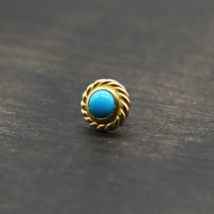 楽天市場】金縄ターコイズピアス tady&king タディアンドキング 