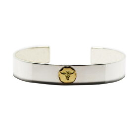 TADY&KING平打ちバングルSV K18ロングホーン