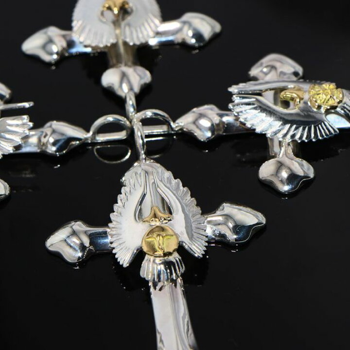 楽天市場】特注 ラージクロスイーグルTOP小 tady&king シルバー925  