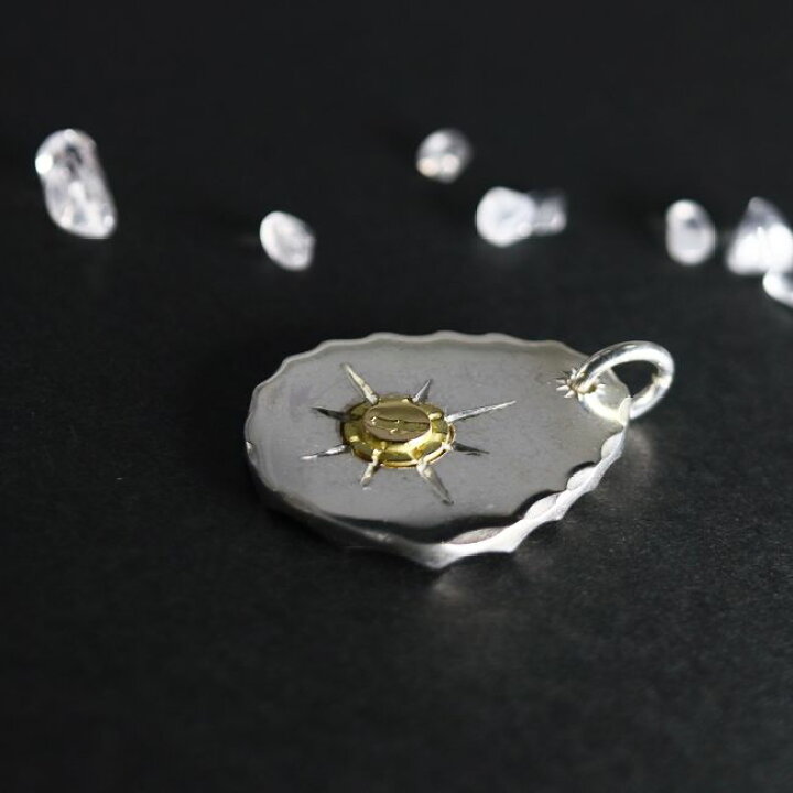 楽天市場】K18イーグルメタル付きたたき中サイズ tady&king シルバー  