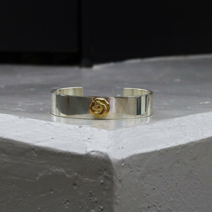 楽天市場】平打ちバングルSV GPウルフ S,M,Lサイズ 【タディアンド  