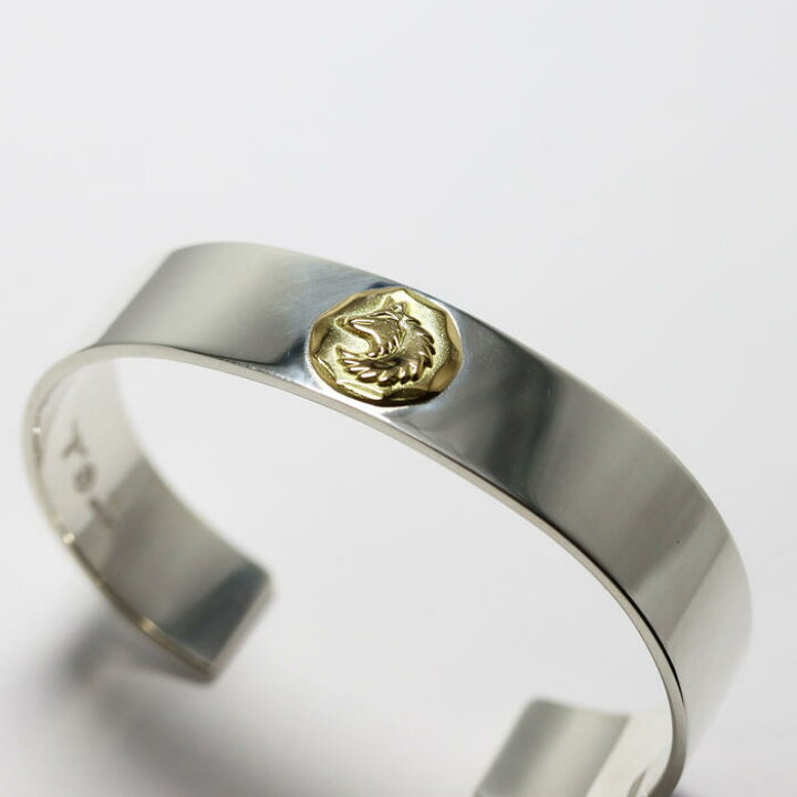 楽天市場】平打ちバングルSV GPウルフ S,M,Lサイズ 【タディアンド  